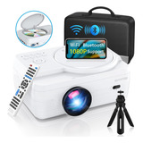  Projetor Full Hd Wifi Bluetooth Integrado Ao Dvd Player, Co