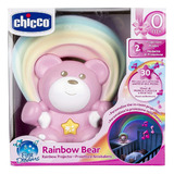 Projetor Infantil Musical Urso Rainbow Rosa Chicco