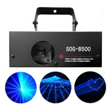 Projetor Raio Laser Azul B500 Raios 500mw Dmx Auto Modo Som