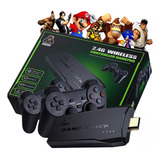 Promoção Game Stick + 21 Mil Jogos Retrô +2 Controles S/ Fio
