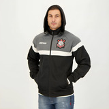 Promoção Jaqueta Blusa Corinthians Trilobal C/ Capuz Oficial