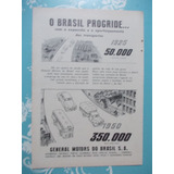 Propaganda Vintage (kit 2 Exs). General Motors. O Brasil...