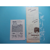 Propaganda Vintage (kit De 2). Gillette Mono Tech. Ingram´s