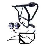 Proteção Dianteira E Traseira Farol Led Xtz 150 Crosser 2024