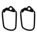 Proteção Protetor 2 Unidades Bike Câmbio Traseiro Mtb Preto