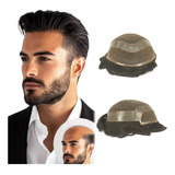 Protese Capilar Hibrida Masculina Hollywood (15x20) Tamanho Da Base 15x20 Tonalidade 1b