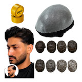 Prótese Capilar Masculina Nó Duplo Vários Tons + Fita Gold