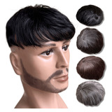 Prótese Capilar Masculina Topo Tic-tac Castanho Escuro