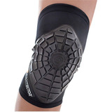 Protetor De Joelho Joelheira Pvc Duro - Street - Preto - Par