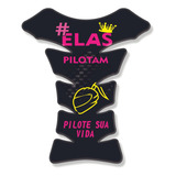 Protetor De Tanque Menina Feminino Preto E Rosa Universal