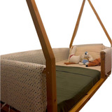 Protetor Grade Inteira Mini Cama Acolchoado 4 Peças Premium