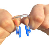 Protetor Nasal Clip Para Natação Proteção Água Piscina Mar Cor Azul