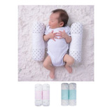 Protetor Rolinho Segura Bebê Berço Papi Ajustável Almofadado Cor Rosa Cilios