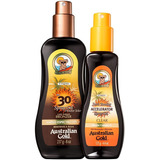 Protetor Solar Australian Gold Fps30 237ml + Bronzeador 125ml