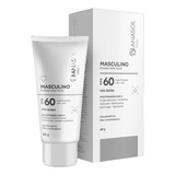 Protetor Solar Masculino 60fps 8 Em 1 Toque Seco - Anasol