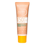 Protetor Solar Photoderm Cover Touch Mineral Fps50+ Cor 3.0 Médio Dorée 40g Bioderma