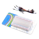 Protoboard 400 Pontos E 65 Jumpers Macho - Macho