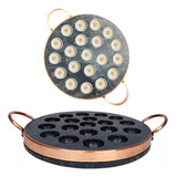 Provolera Pedra Sabão Alça Cobre 24cm 19 Furos Queijos 007