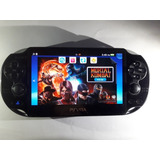 Ps Vita Com Cartão Sd De 256gb + Jogos + Carregador Original