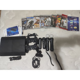Ps3 Super Slim (bloqueado)+2 Controlers+move Navigation+camera Eye