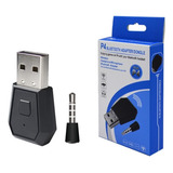 Ps4 Dongle Adaptador Bluetooth Usb P/ Fone De Ouvido Sem Fio