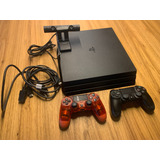 Ps4 Pro 1tb, Com 1 Controles Original + Câmera - Cuh 7116b 220v