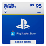 Psn Gift Card Playstation Ps4 E Ps5 Cartao R$ 95 Reais Br