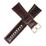 Pulseira 22mm Couro Legitimo Compatível Com Tommy Hilfiger Cor Marrom