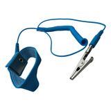 Pulseira Antiestática Profissional Com Fio Garra Jacaré Esd 