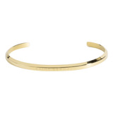 Pulseira Bracelete Dourado Saint Germain Aço Inoxidável Comprimento 6.5 Cm Diâmetro 6.5 Cm