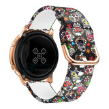 Pulseira Caveira Mexicana Para Galaxy Watch 3 41mm (20mm)