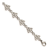 Pulseira Chisel Trinity Knot Em Aço Inoxidável De 18 Cm Para