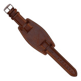 Pulseira Couro Bracelete Havana P/ Relógio 18mm 20mm 22mm