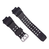 Pulseira De Silicone Compatível Com Relógio Casio Gw9400 Cor Preto