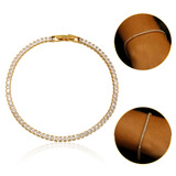 Pulseira Feminina De Moeda Banhada A Ouro 18k - Riviera 2mm