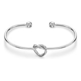 Pulseira Forever Love Knot Infinity Pavoi Banhada A Ouro 14k