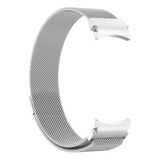 Pulseira Magnética Compatível Com Samsung Galaxy Watch 6 Cor Prata