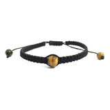 Pulseira Masculina Feminina Shambala Macrame Preto