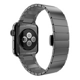 Pulseira Para Relógio Apple Watch 38 Ao 44mm Aço Inox Séries
