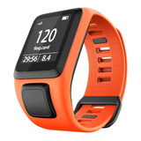Pulseira Para Tomtom Runner / Spark 2 E 3 Laranja
