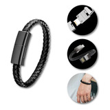 Pulseira Portátil Usb Tipo C Dados Carga Pra Celular Android