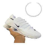 Pulseira Prata + Naike Nz 4 Molas Confortável Resistente