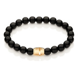 Pulseira Rommanel Shambala Masculina 551771 350009 Comprimento 65 Cm Cor Dourada Diâmetro 65 Cm