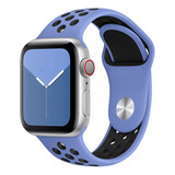 Pulseira Silicone Furada Compatível Apple Watch E Iwo Ml Sm