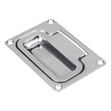 Puxador Tampa Argola Inox C/ Mola 70x100mm Barco Lancha Iate