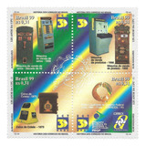 Quadra Série Selo 2188-2191 História Dos Correios 1999