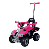 Quadriciclo Elétrico Infantil Rosa Com Empurrador 6v Unitoys Voltagem Do Carregador 110v/220v
