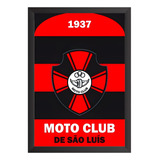 Quadro - Moto Club - São Luis - Decora - 24 Cm X 33 Cm