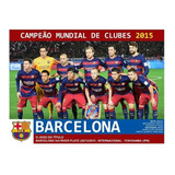 Quadro 20x30: Barcelona Tri Campeão Mundial Interclubes 2015