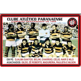 Quadro 20x30 C/ Moldura: Atlético-pr Campeão Paranaense 1968